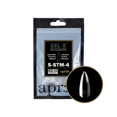 GEL-X® Sculpted Stiletto Medium Refill Bag (50pcs)