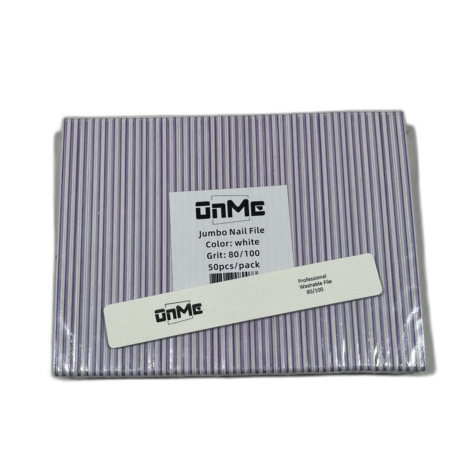 ONME Jumbo File White 80/100 25pks/Case