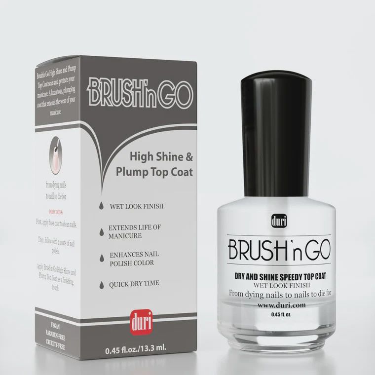 Duri Brush&#39;n GO Dry &amp; Shine Speedy Top Coat