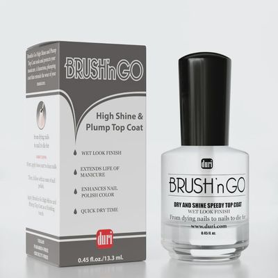 Duri Brush&#39;n GO Dry &amp; Shine Speedy Top Coat