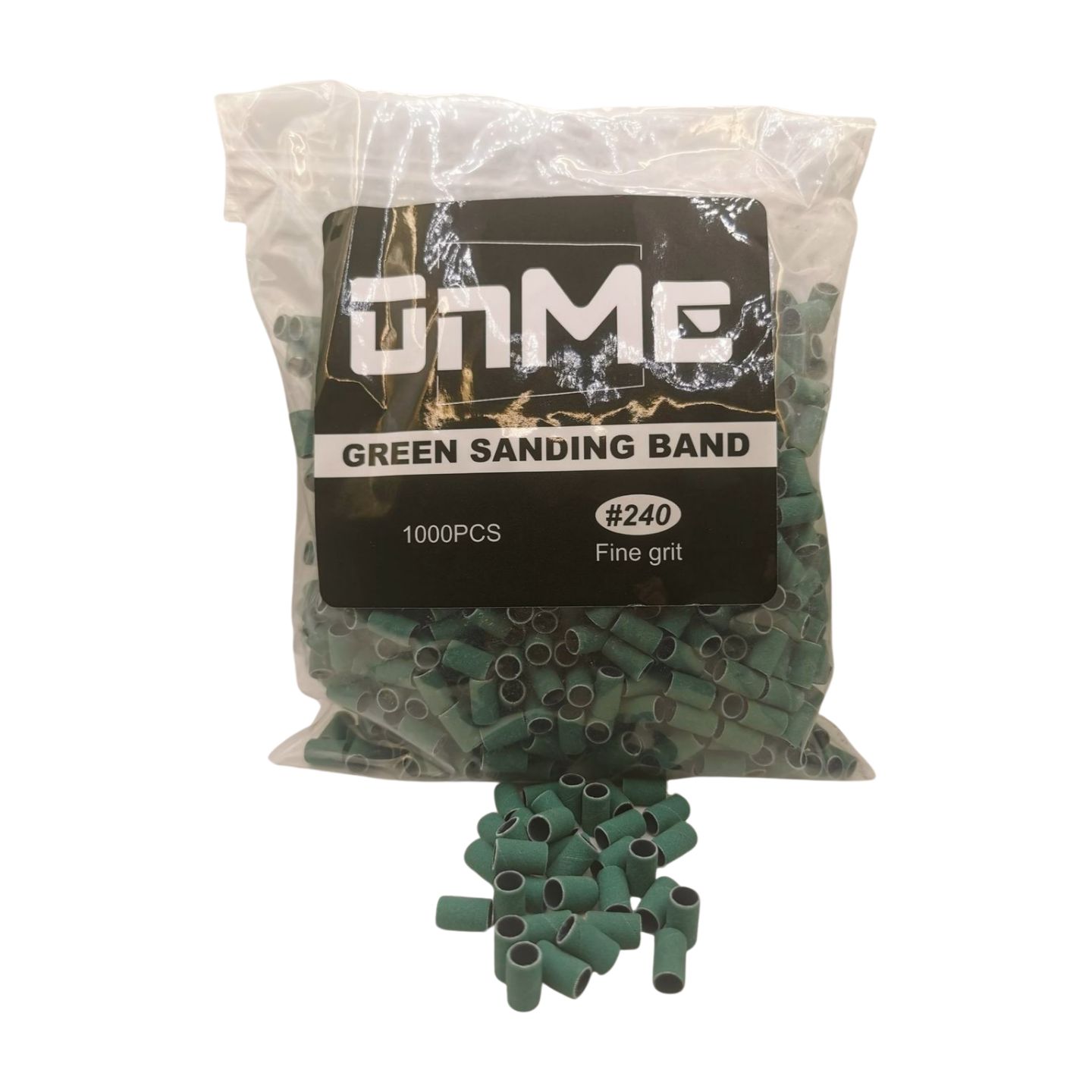 ONME  Premium Green Sanding Band (1000pcs/Bag), Jaw: #240 Fine