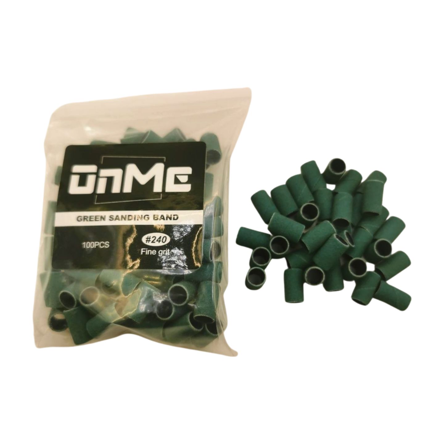 ONME Premium Green Sanding Band (100pcs/Bag), Jaw: #240 Fine