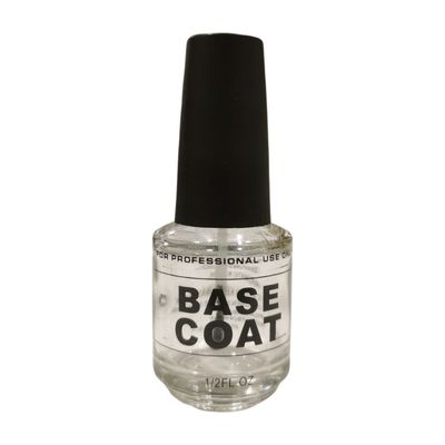 Empty Base Coat Clear  Bottle 0.5oz