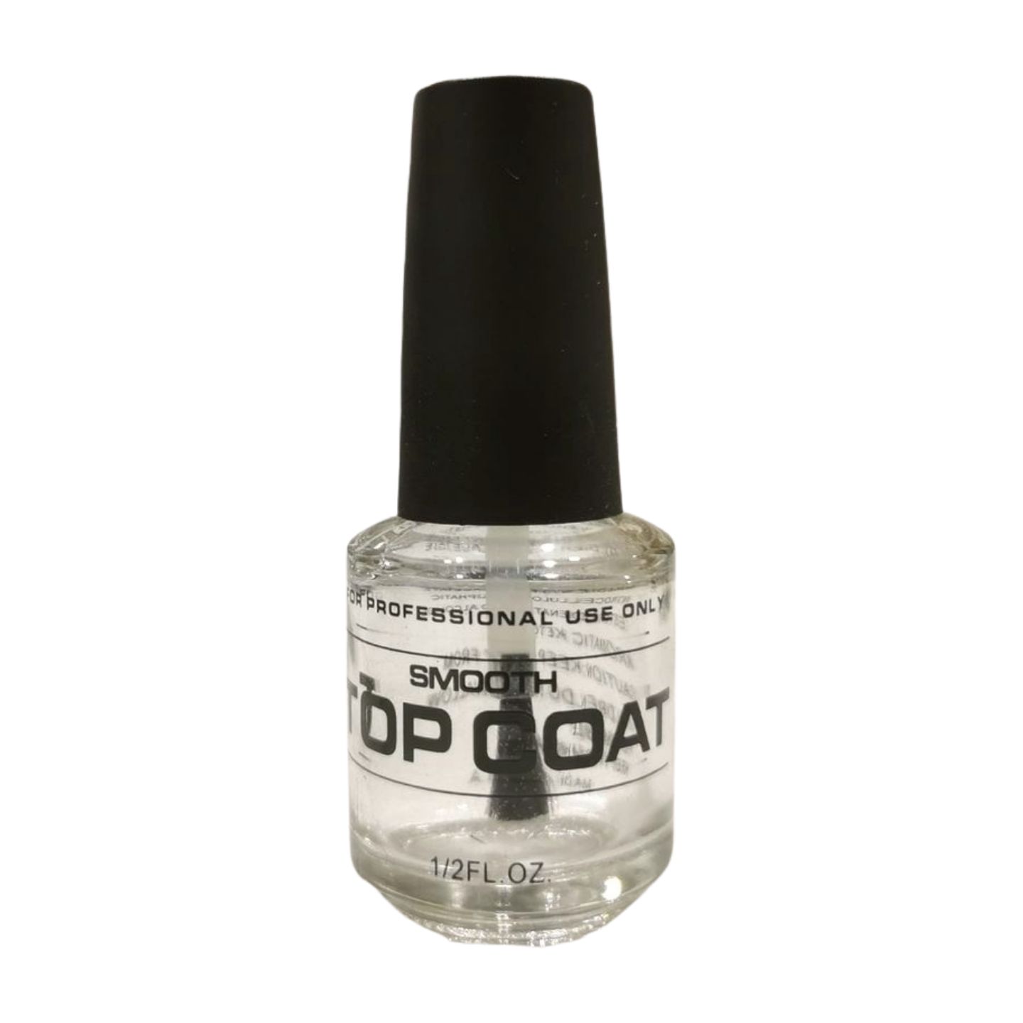 Empty Top Coat Clear  Bottle 0.5oz