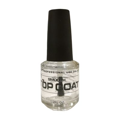 Empty Top Coat Clear  Bottle 0.5oz