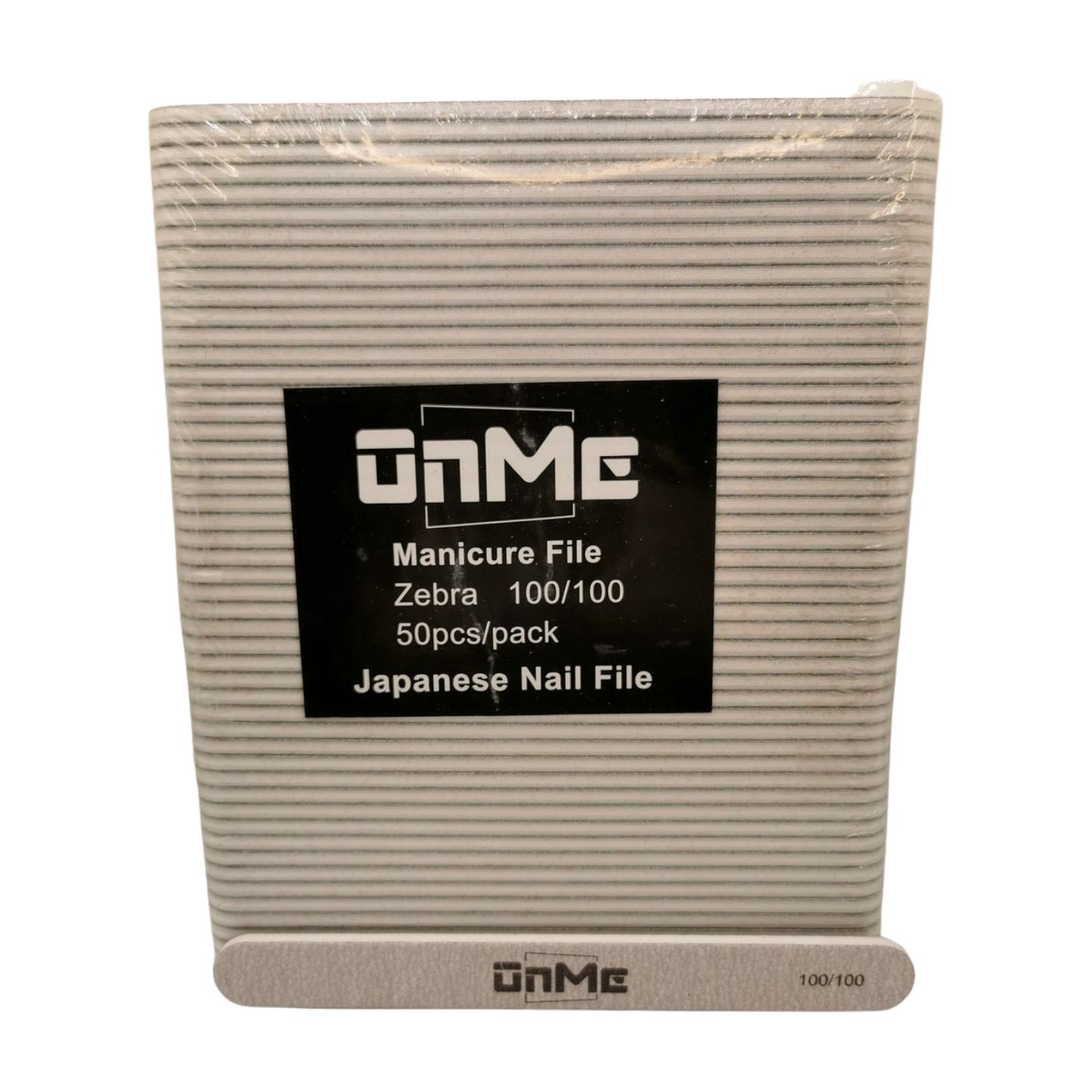 ONME Japanese Reglar File Zebra 100/100 50pcs/Pk