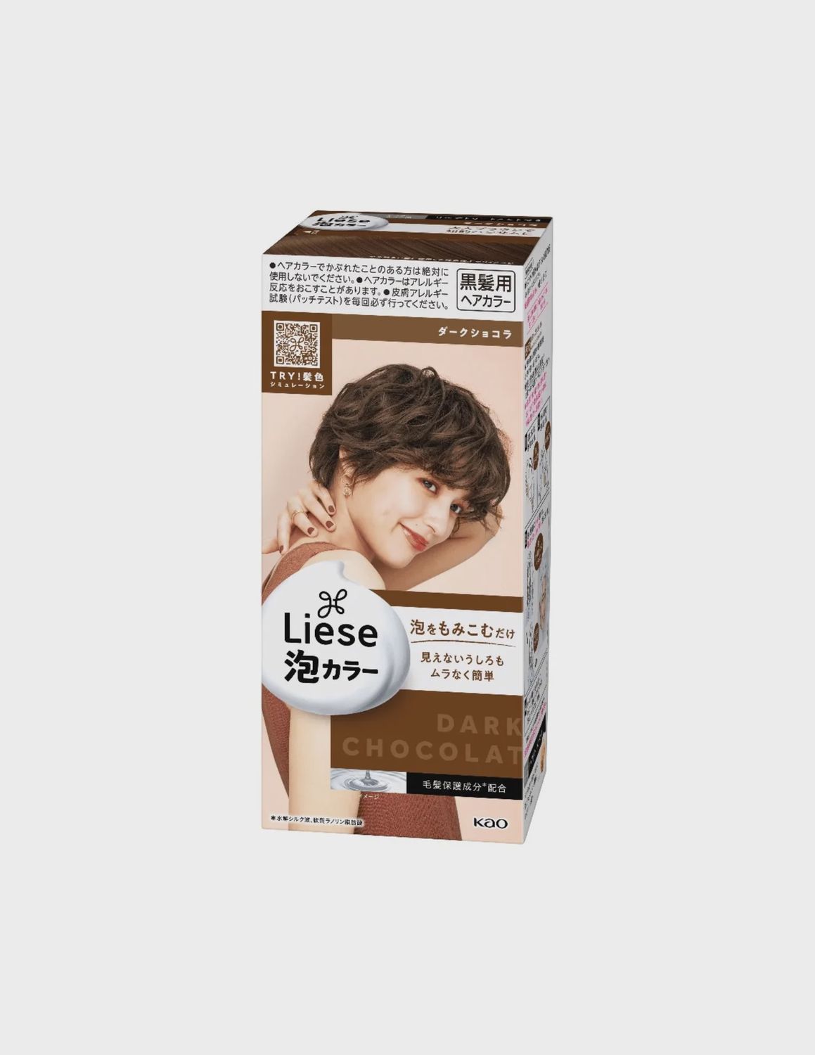 Kao Liese Creamy Bubble Hair Color, color: AIRY BROWN