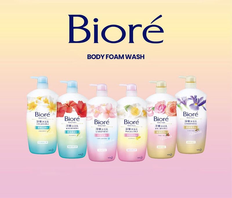 BIORE Clean and Soft body wash 1000ml