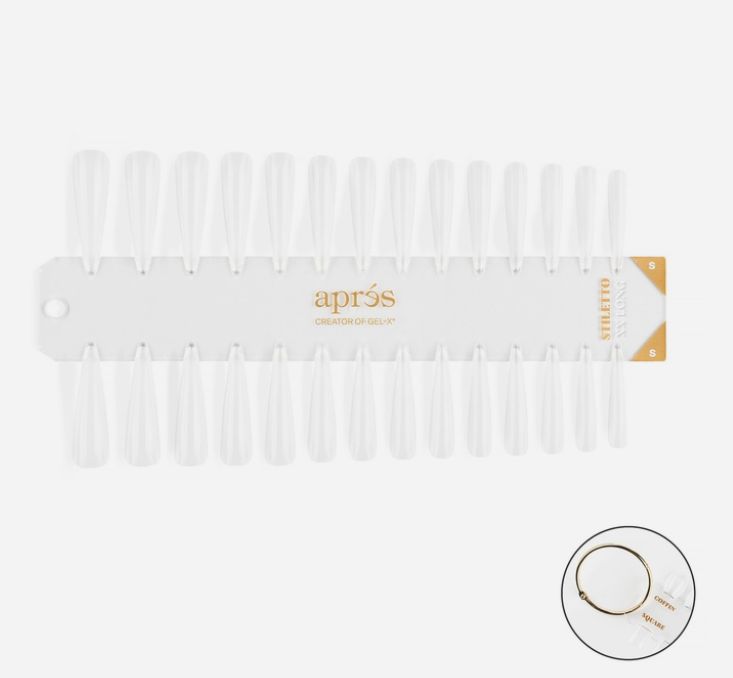 Gel-X Tip Swatch - Sculpted Stiletto XX Long