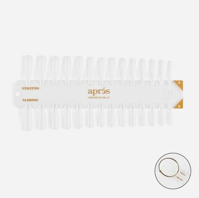 Gel-X Tip Swatch - Sculpted Almond/Stiletto Extra Long