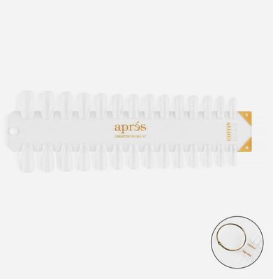 Gel-X Tip Swatch - Natural/Sculpted Coffin Medium