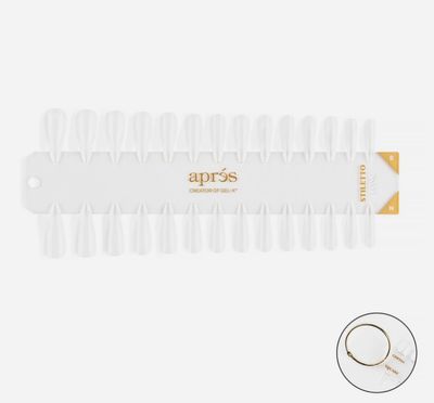 Gel-X Tip Swatch - Natural/Sculpted Stiletto Long
