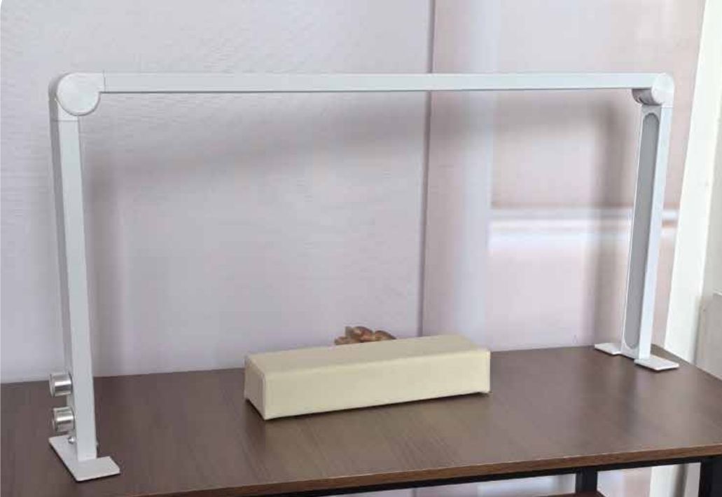 LED Nail Desk  Lamp - Square, color: White