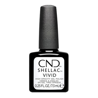 CND Shellac Vivid 0.25oz/7.3ml - White Gloves