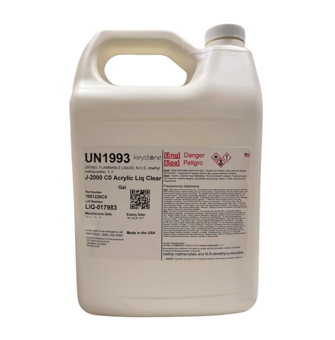 Keystone Acrylic Liquid Clear 1 Gallon