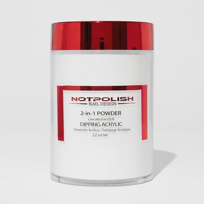 NOTPOLISH Dipping-Acrylic Powder - 01 CLEAR POWDER (22oz)