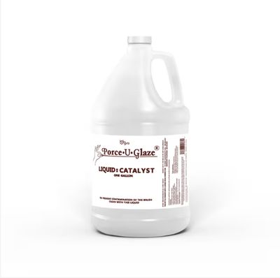 BeBeauty EMA Clear Liquid Porce U Glaze 1Gallon