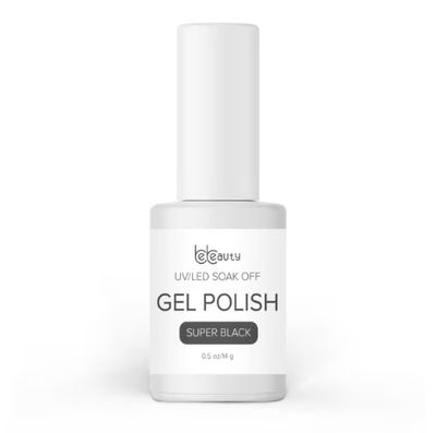 Bebeauty Gel Polish - Super Black 15ml