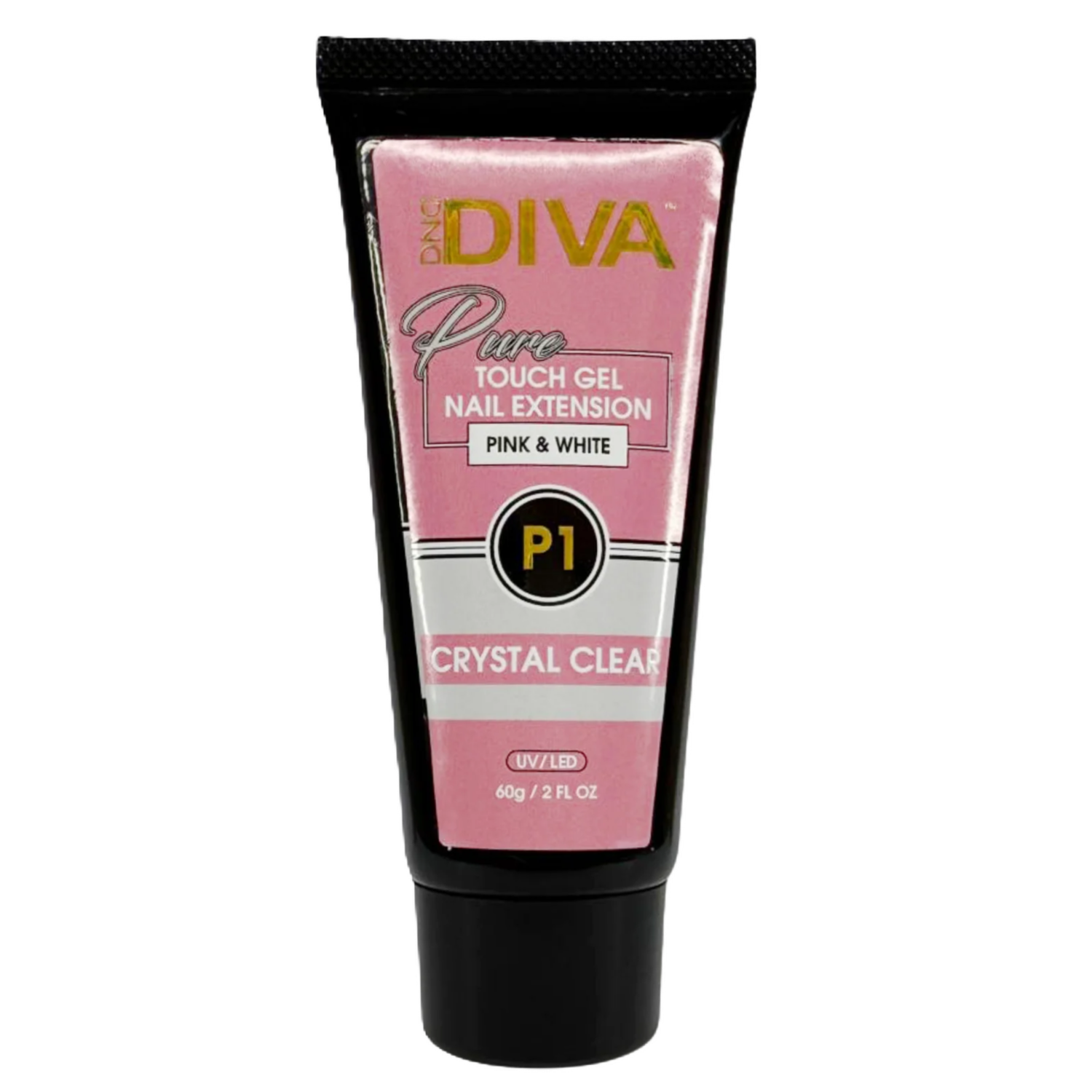 DIVA Pure Touch Gel Nail Extension 60g, color: P1 Crystal Clear