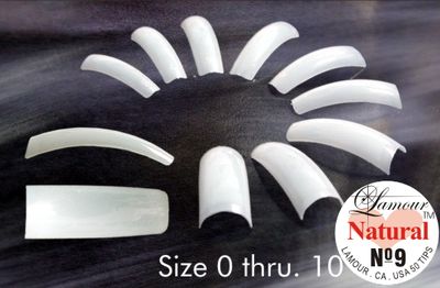 Lamour - Nail Tips Natural 50pcs/pack