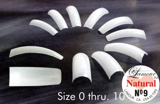 Lamour - Nail Tips Natural 50pcs/pack