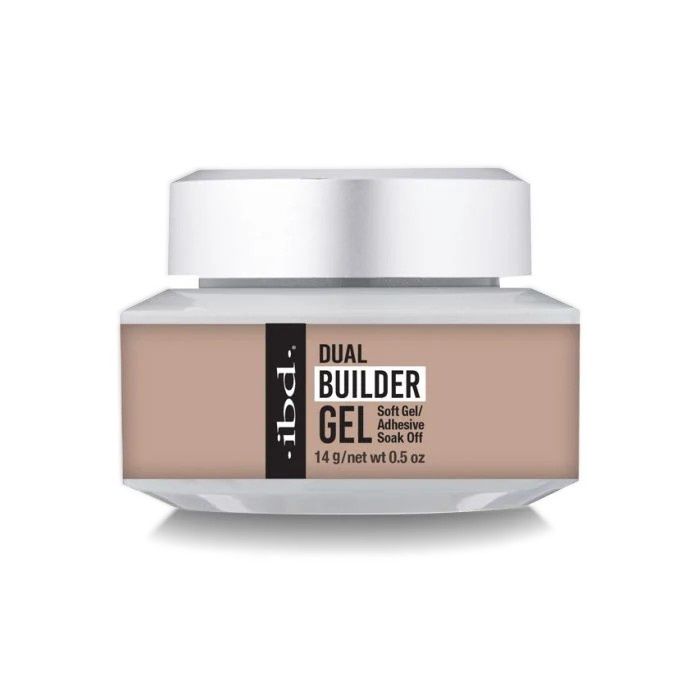 IBD Dual Builder Gel - Cool Nude 0.5oz