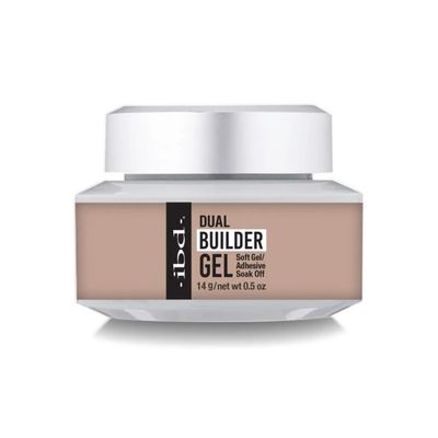 IBD Dual Builder Gel - Cool Nude 0.5oz