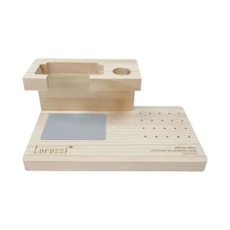 Lorossi Wooden Nail Drill Holder