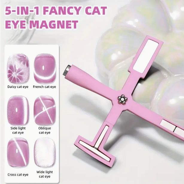 5 in 1 Nail Magnet Tool - Pink