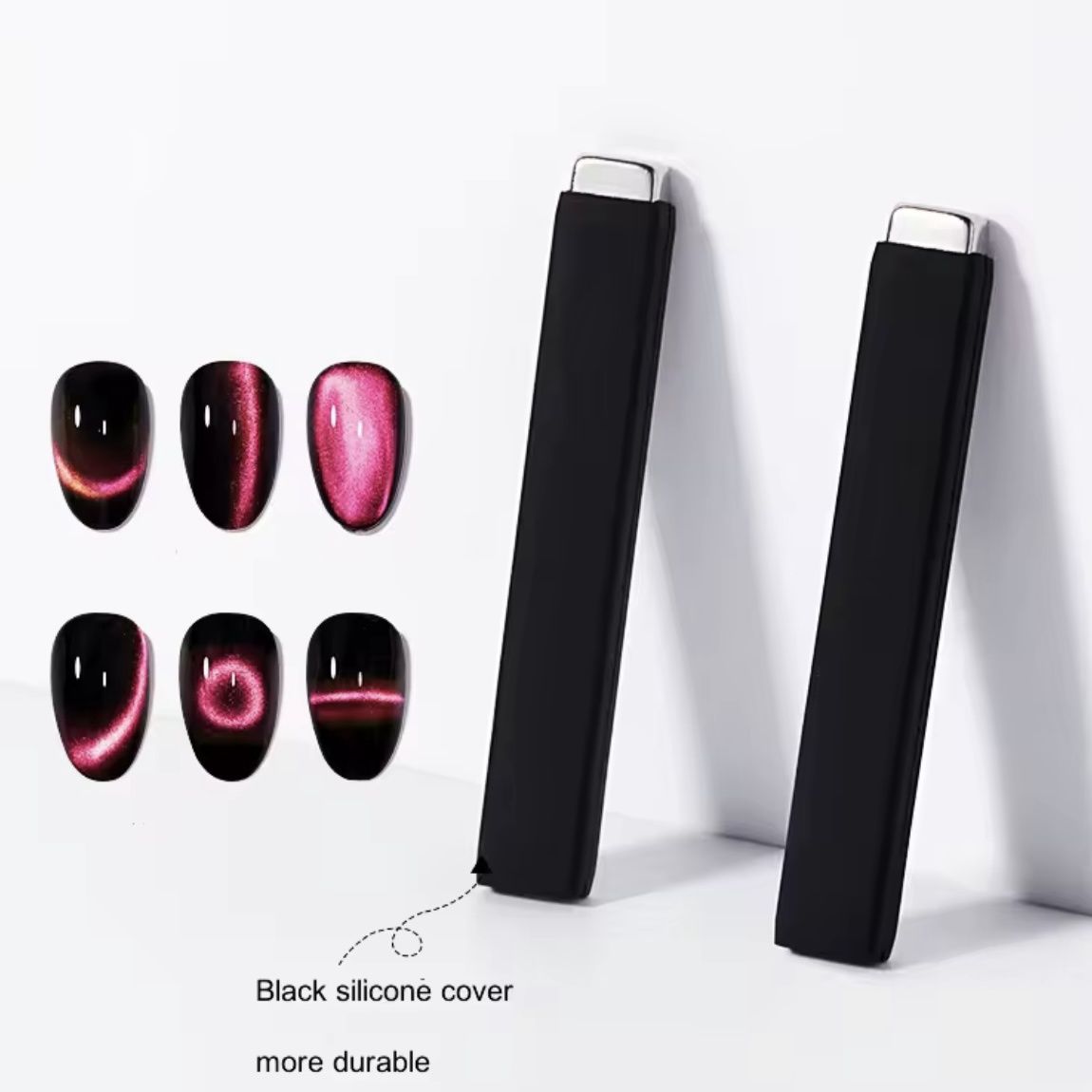 Black Silicone Rectangle Magnet
