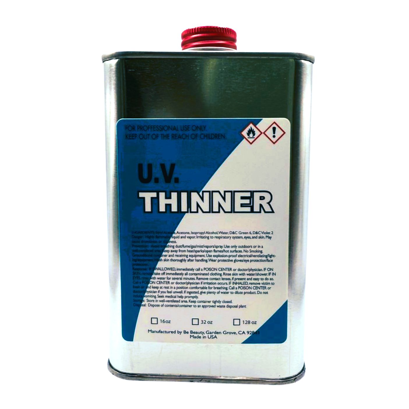 BeBeauty UV Thinner 16oz