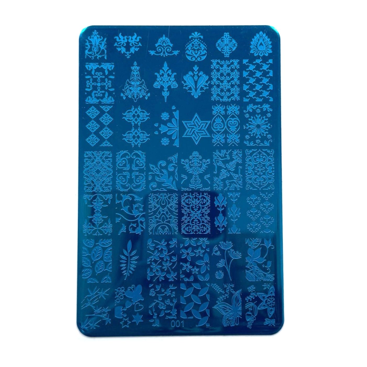 Nail Art Stamp Transfer Plate, Pattern: 001