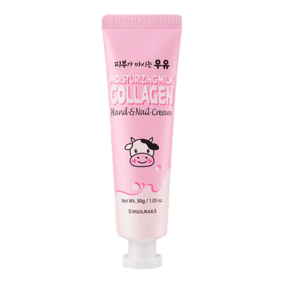 KWAILNARA Moisturizing Milk Collagen Hand &amp; Nail Cream 30g