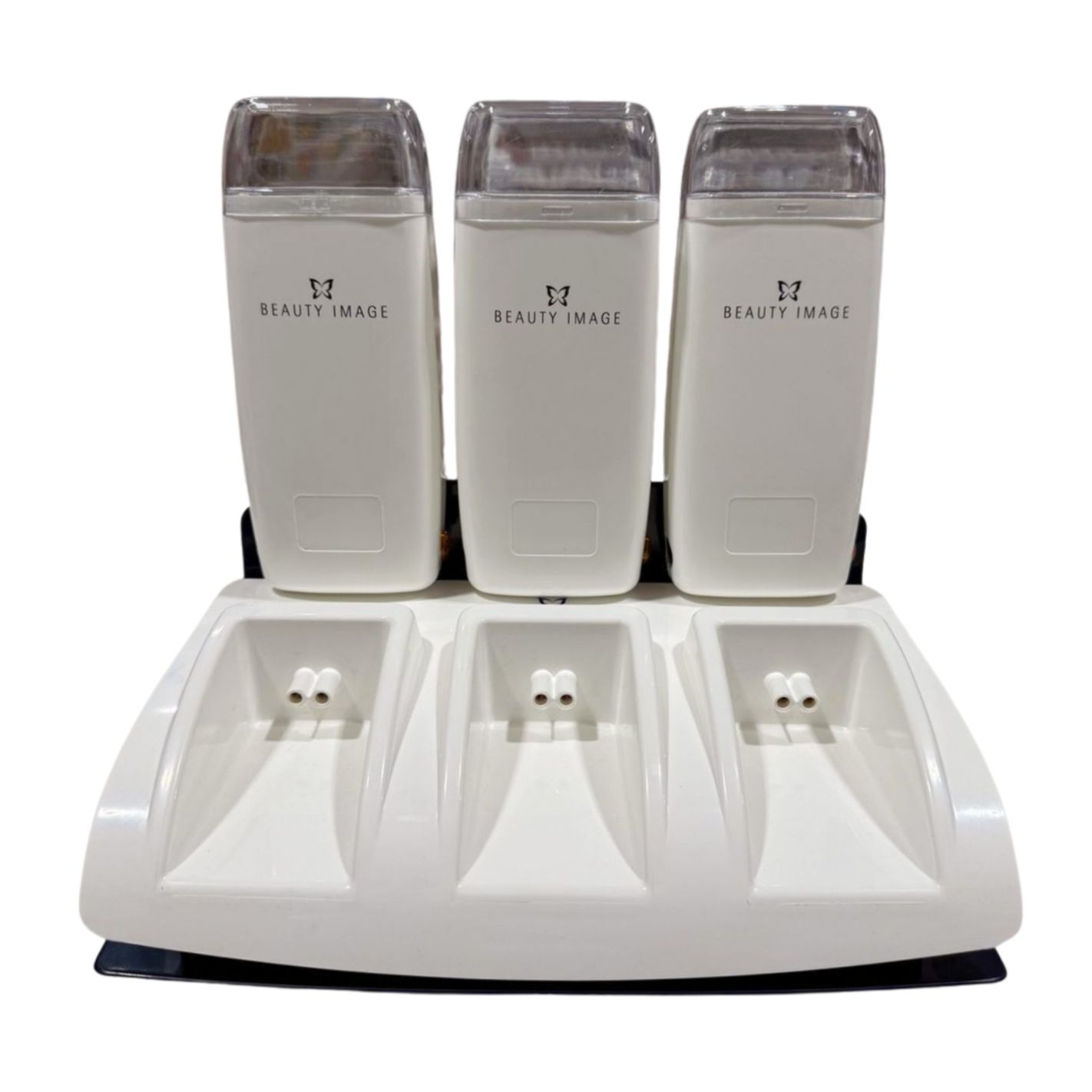 Beauty Image Triple Base Charger+3 Roll On Heater