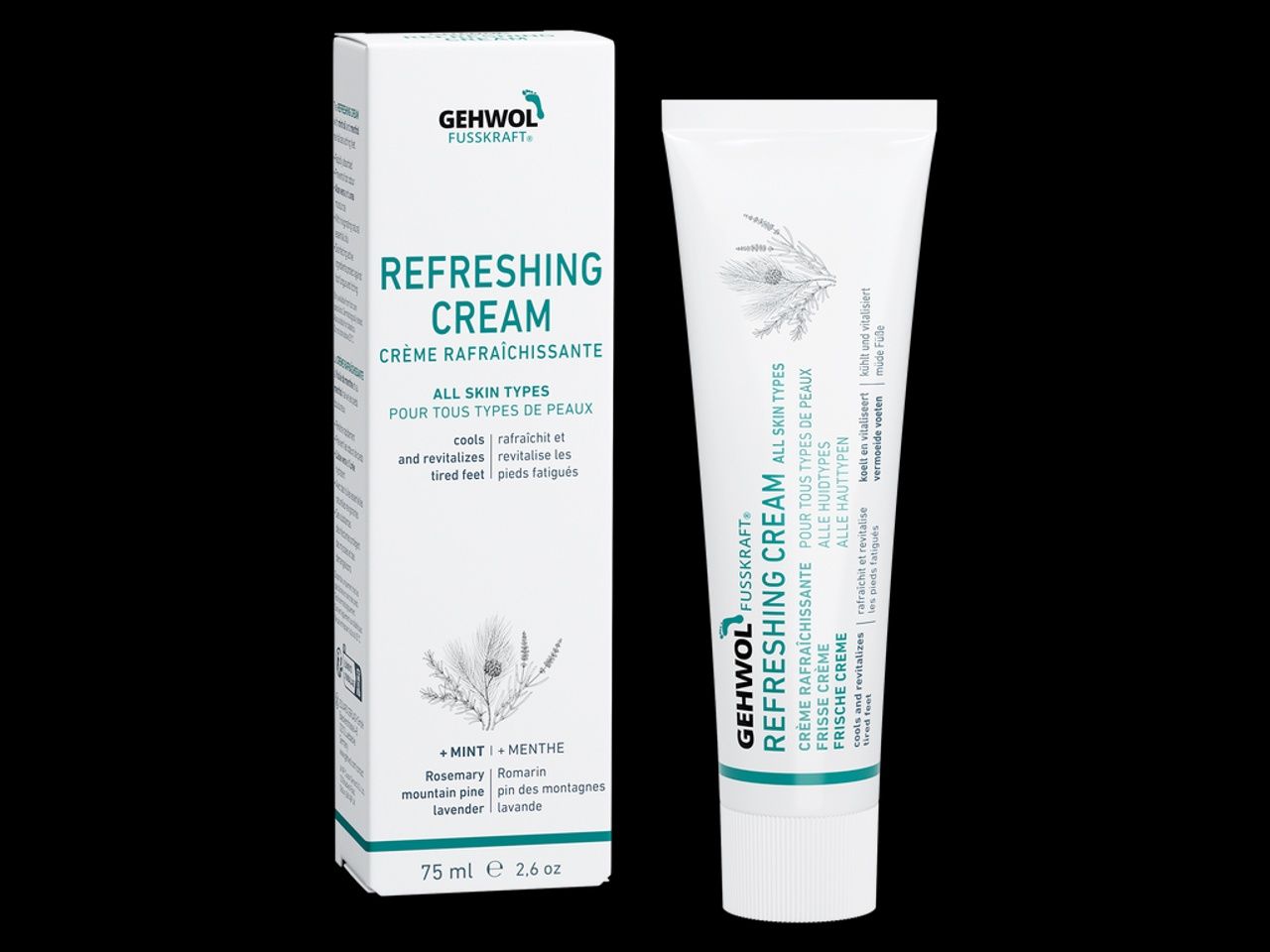 Gehwol FUSSKRAFT Refreshing Cream (Mint)  - 75ml
