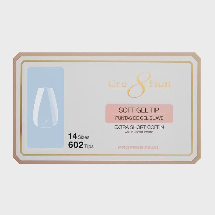 Cre8tion Soft Tips 14 Sizes - Conffin, Size: Extra Short