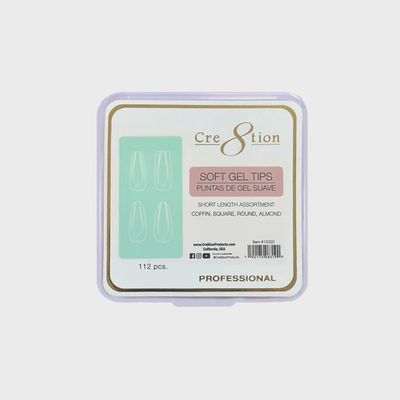 Cre8tion Soft Tips Assortment Shapes 112 pcs