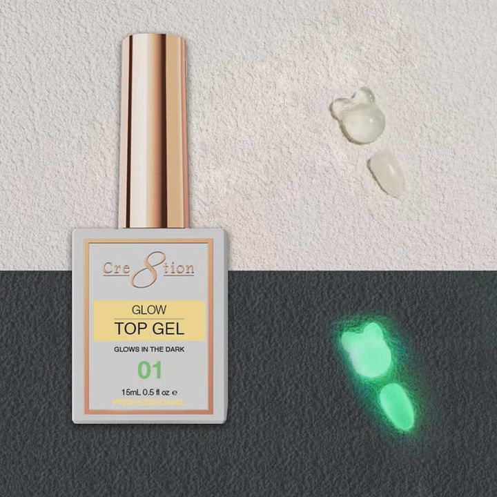 Cre8tion Gel - Glow In The Dark Top Coat 0.5oz