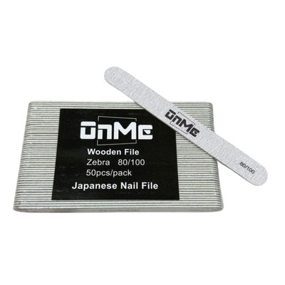 ONME Japanese Wooden File Zebra 80/100