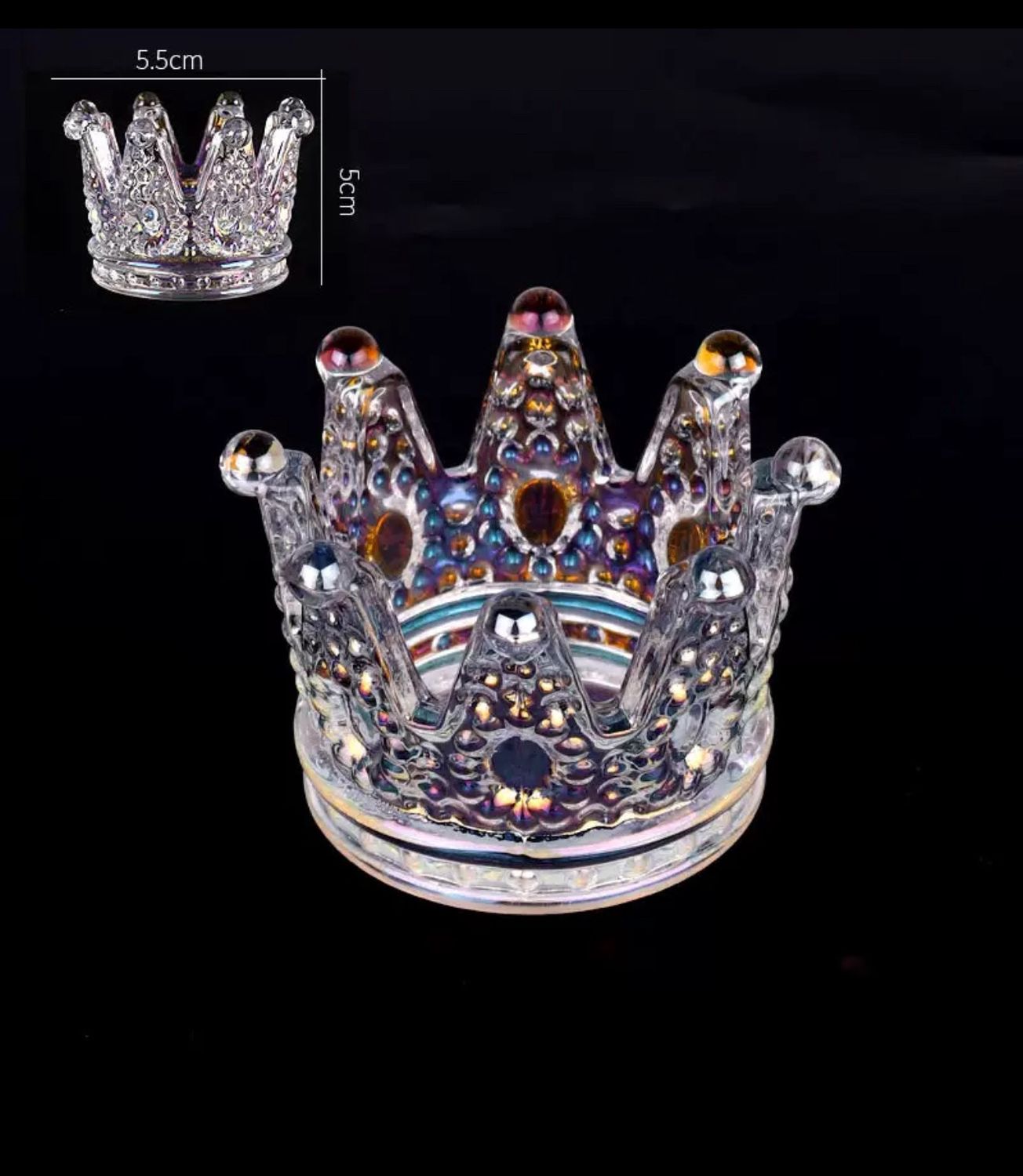 Glass Cup - Crown