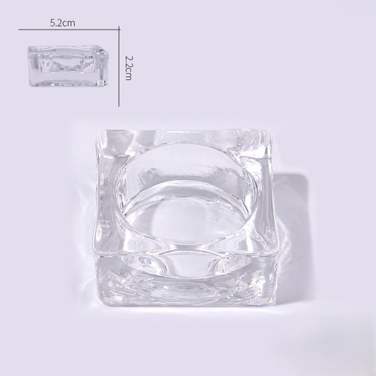 Glass Cup - Square