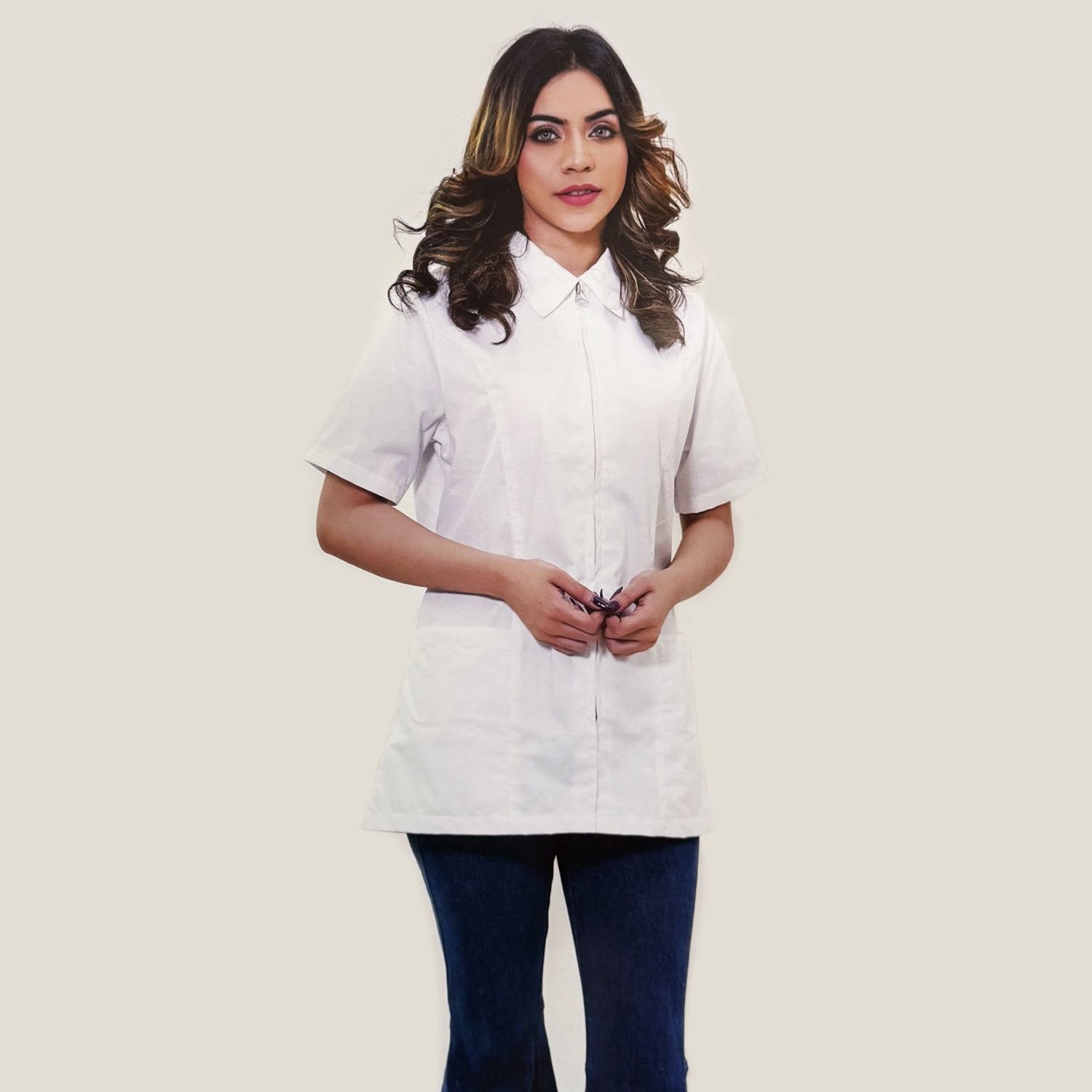 Silver Star Lab Coat White SS-001