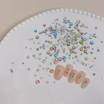 Round Flat Base Mini Rhinestone 1440pcs/Bag