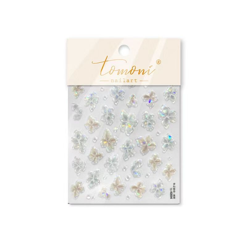 5D Flower Nail Sticker 4202