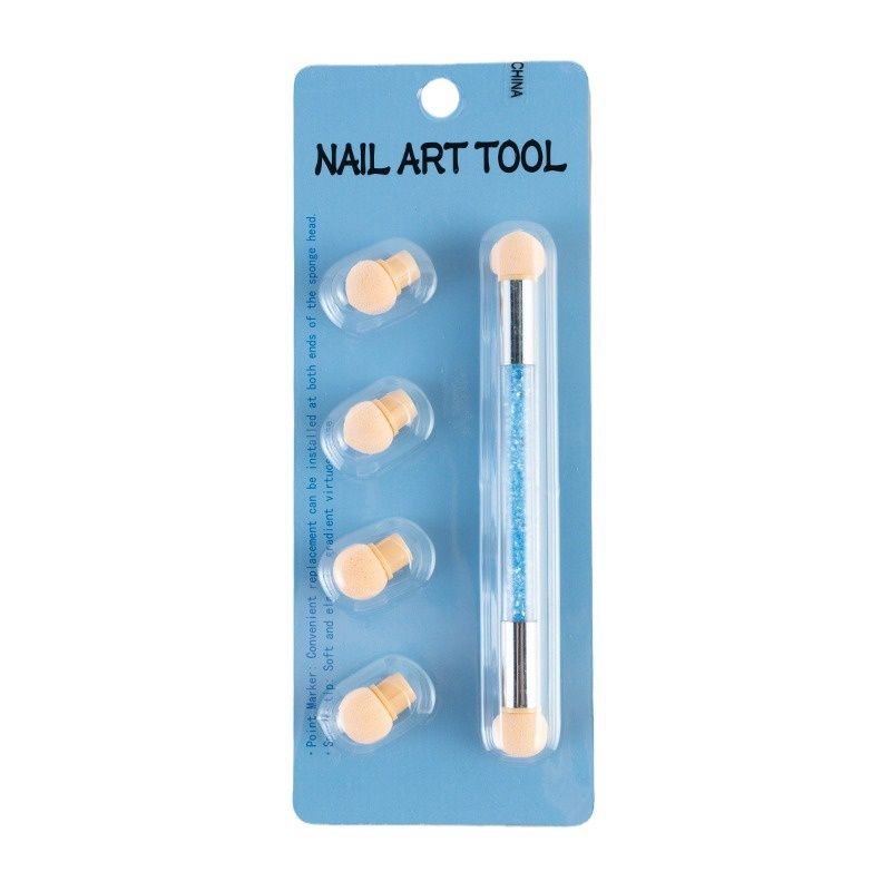 Nail Art Sponge Stick Set