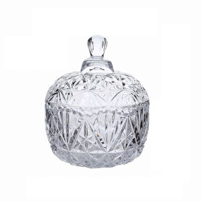 Luxury Glass Container with Glass Lid