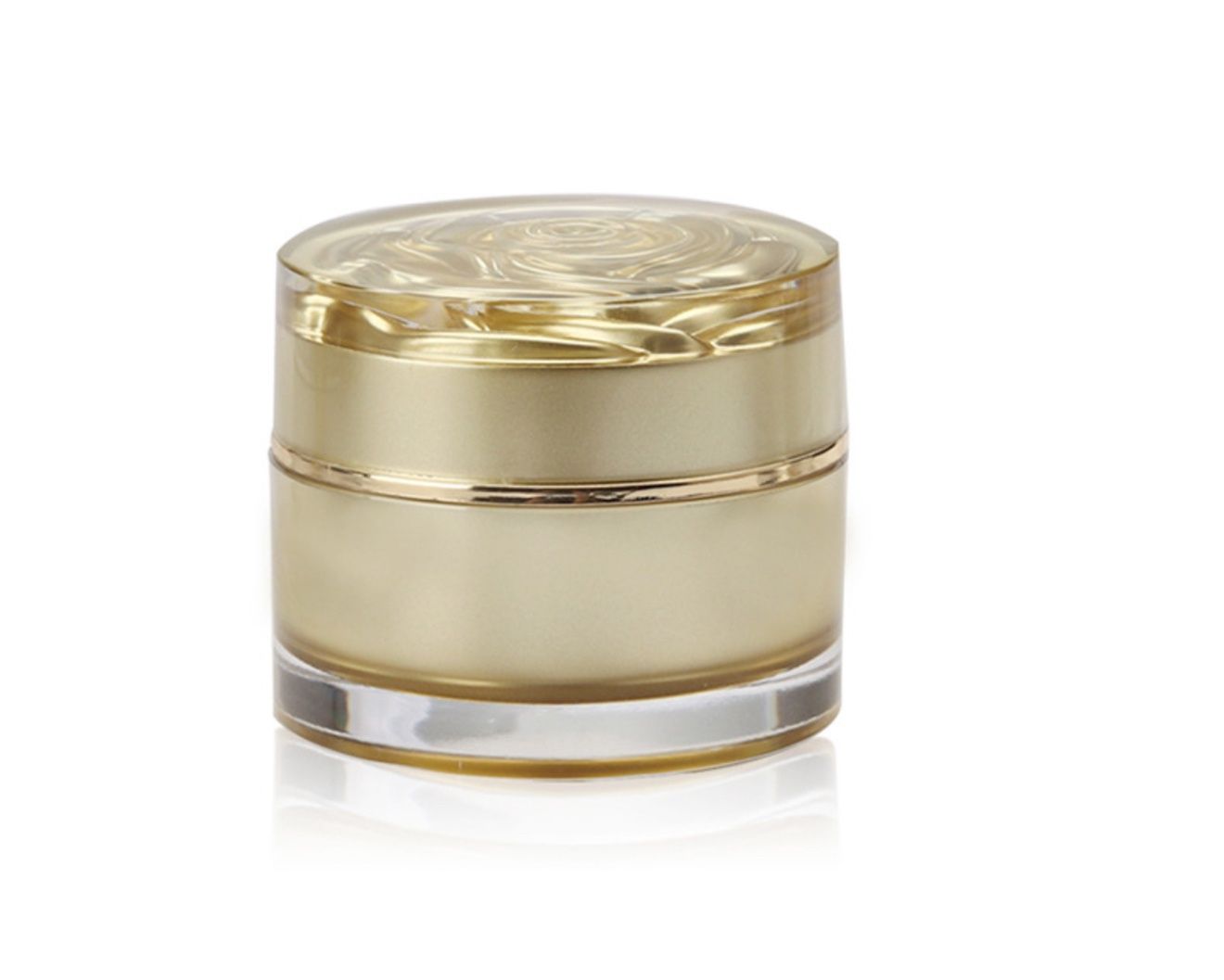 Rose Empty Jar 10g, color: Golden
