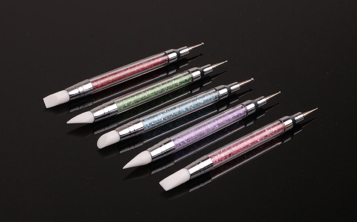 Double-ended Nail Art Dotting Pen  (5pcs/set)