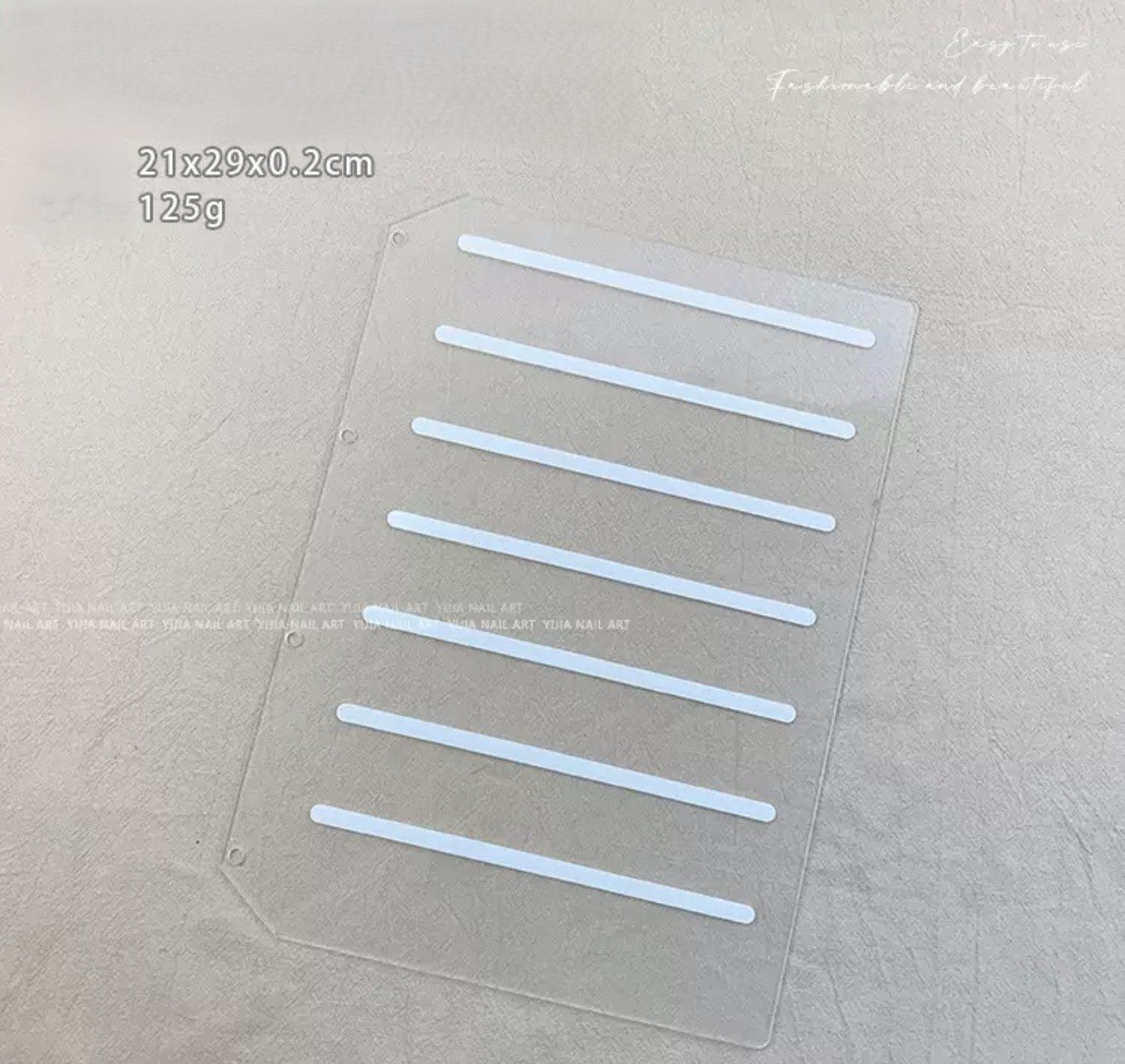 Acrylic Refill Pages for Color Chart 1pc