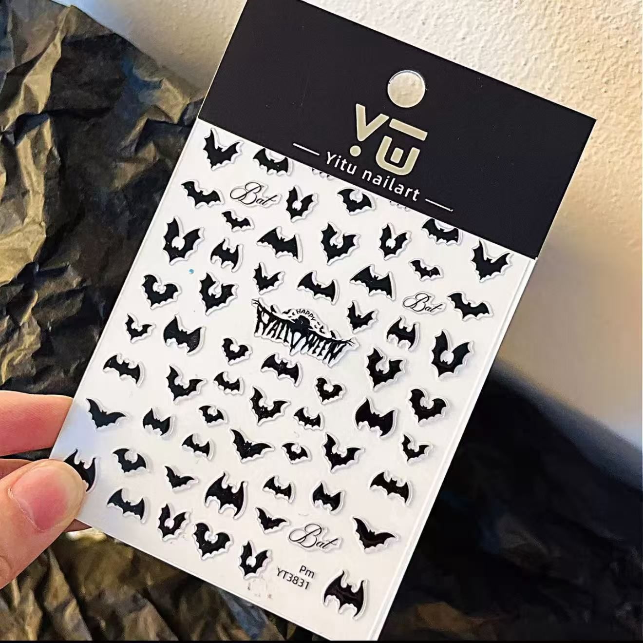 Halloween Nail Art Stickers - YT 3831